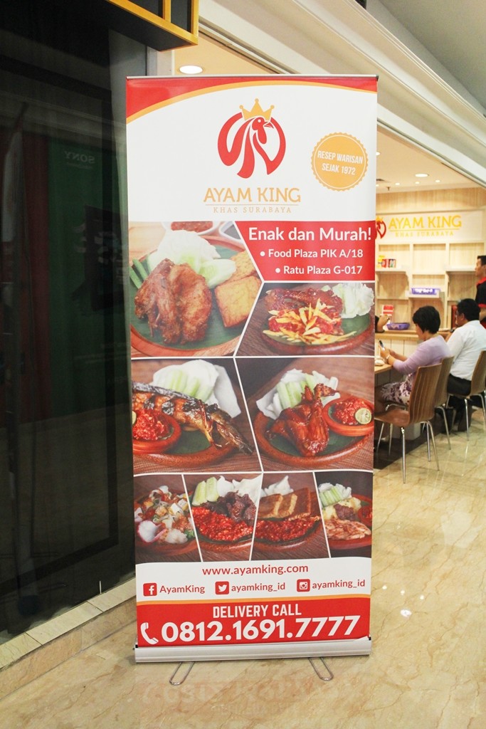 Banner Ayam King-Ratu Plaza