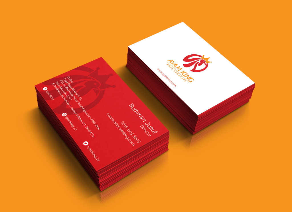 Ayam King Business Card